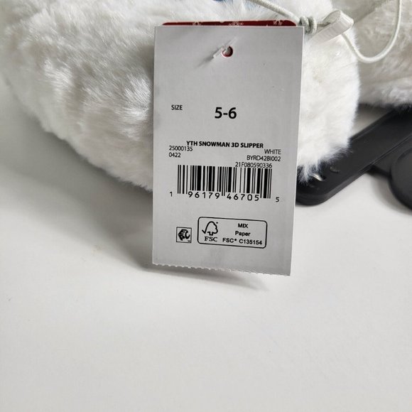 Rudolph Red Nosed Reindeer Slippers Abominable Snowman Sz 5/6 Christmas Toddler - Picture 8 of 16